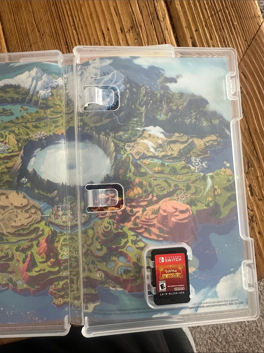 Nintendo Switch Pokémon Scarlet - Red, Blue & Gold Cover Game Card
